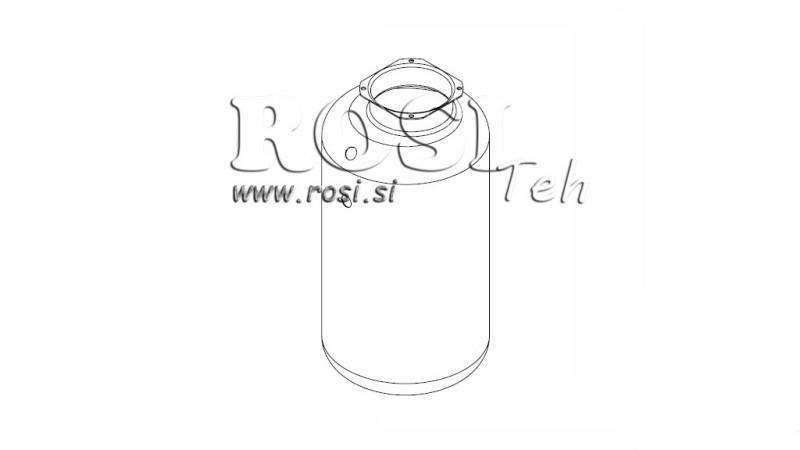 METALNI REZERVAR ROLLA PP 20 LITARA HORIZONTALNO-VERTIKALNO