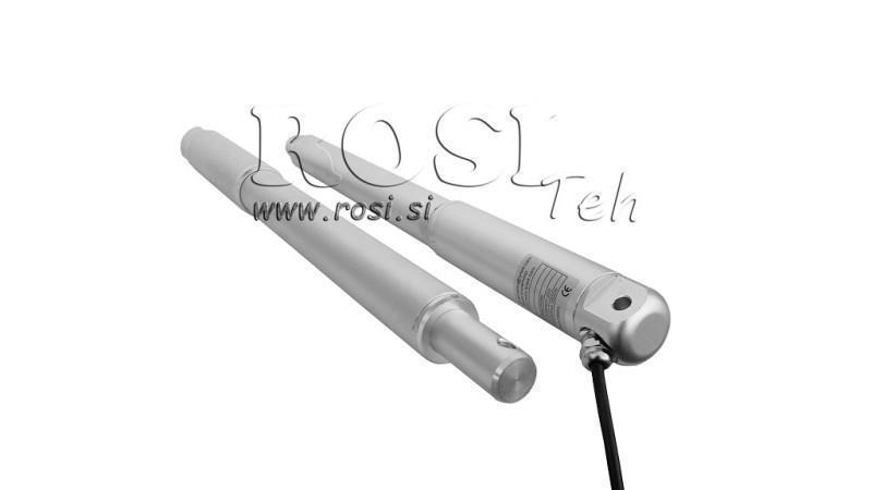 ELEKTRIČNI CILINDAR 12V 80kg-12mm/sec HOD 200mm