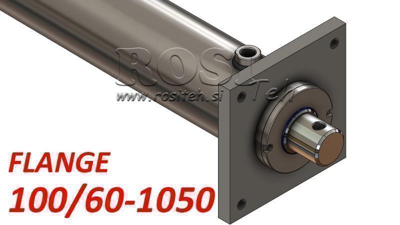 hidraulični cilindar s montažnom pločom 100/60-1050