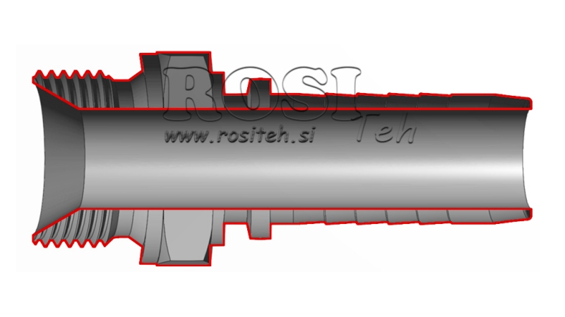 HIDRAULIČNI PRIKLJUČAK BSP MUŠKI DN6-M10X1